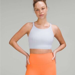 5/$25 Lululemon Ribbed-Back Twist Yoga Bra Pastel Blue